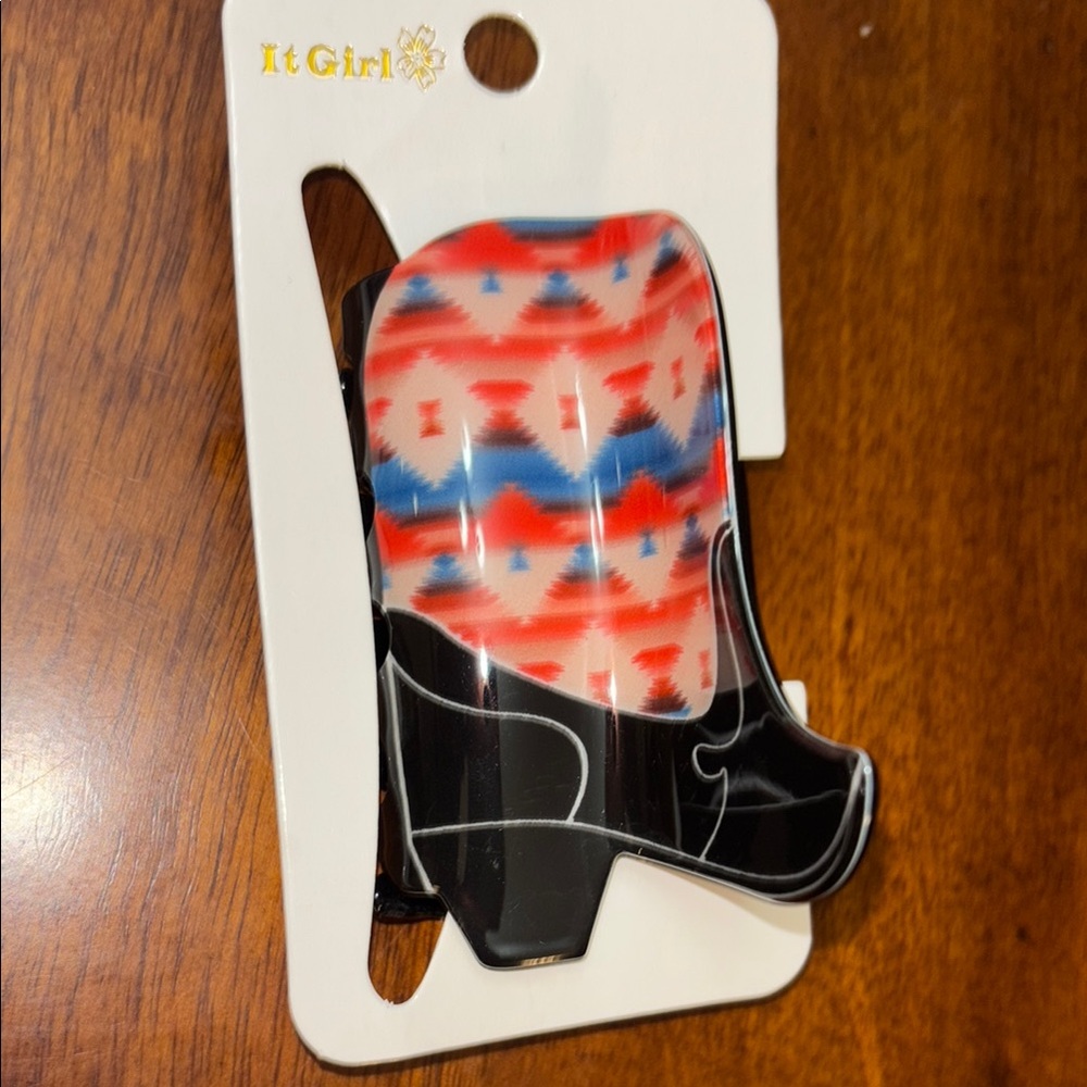 ItGirl Western Boot Hair Clip